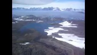 冰島 & 格陵蘭之旅 ~ 格陵蘭 Kulusuk ~ 乘冰島航空從格陵蘭飛回冰島 ~ 格陵蘭上空 (Jul 2008)