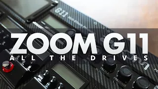 Zoom G11 Part 3 - ALL the Overdrives, Distortions & Fuzzes