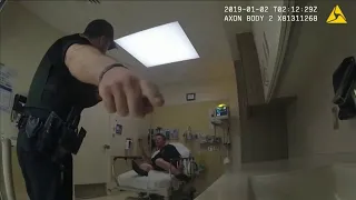 Video shows handcuffed man being punched by deputy in hospital