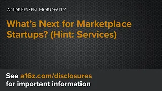 What's Next for Marketplace Startups