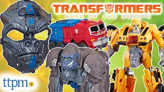 Transformers Rise of the Beasts Smash Changers, 2-in-1 Masks, and Beast-Mode Bumblebee