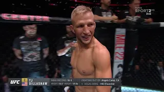 TJ "ahh there's the lil Snakeshaw"  vs Cody Garbrandt