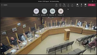 10/04/2022 -  City Council meeting