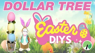 8 NEW Easter Dollar Tree DIYS for Spring Decor 2024