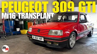 NOSTALGIC Mi16 SWAPPED PEUGEOT 309 GTI - WE GO DOWN MEMORY LANE