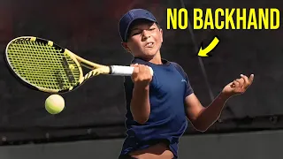 The Tennis Prodigy with TWO FOREHANDS! (Next World #1 ? | Most Unorthodox Player EVER)