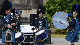 Armed Forces Day Edinburgh 2022:  RAF Central Scotland Pipes and Drums