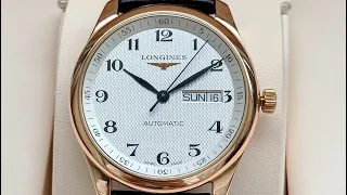 [BẢN 2 LỊCH RẤT HIẾM] Đồng Hồ Longines Master Collection L2.755.8.78.5 Vàng đúc 18k // BWATCH