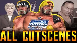 WWE Shut Your Mouth - ALL CUT SCENES - Season Mode