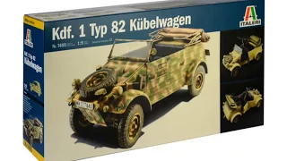 Kdf. Type 182 Kubelwagen build 1:9 Italeri