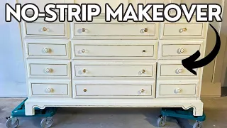 How to Easily Refinish Painted Furniture Without Stripping! DIY Guide