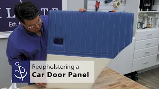 Reupholstering a Vintage Car Door Panel