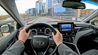 2021 Toyota Camry [ Luxury ]  2.5 Hybrid Dynamic Force 218HP | POV Test Drive | Fuel consumption