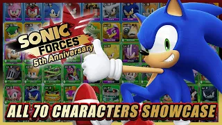 Sonic Forces: Speed Battle - All 70 Characters Gameplay