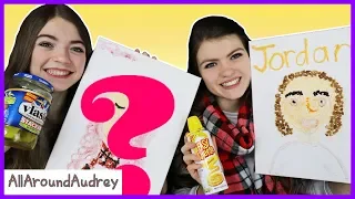 Audrey And Jordan Paint Portraits Of Each Other With Food / AllAroundAudrey