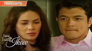 Ella is surprised to see Miguel hiding under her desk | Dahil May Isang Ikaw