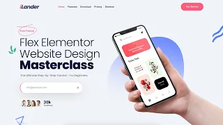 Responsive Landing Page Design in 2023 Using Elementor Flexbox (WordPress & Elementor For Beginners)