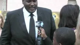 Damon Weaver Interviews "Blindside" actor Quinton Aaron at the 2010 NAACP Image Awards