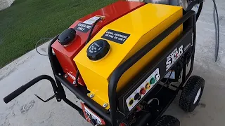 North Star Steam Pressure washer review and assembly