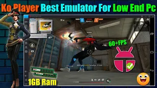 New Android Emulator 1GB Ram - No Graphics Card | Ko Player Best Emulator For Free Fire Low End Pc