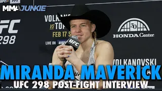 Miranda Maverick 'Felt Invincible in There,' Believes Top-15 Ranking Cemented | UFC 298