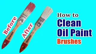 How To Clean Oil Paint Brushes