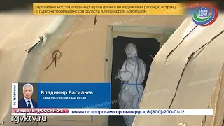 Глава Дагестана дал интервью телеканалу Россия-24