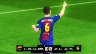 Barcelona vs Las Palmas 1 October 2017 Gameplay