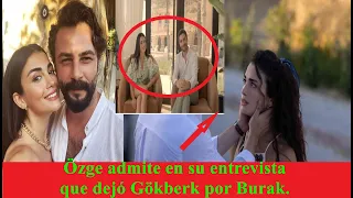 The famous journalist revealed that Burak and Özge were in love.