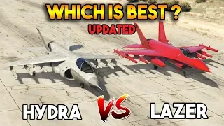 GTA 5 ONLINE : LAZER  VS HYDRA (WHICH IS BEST?) [updated]