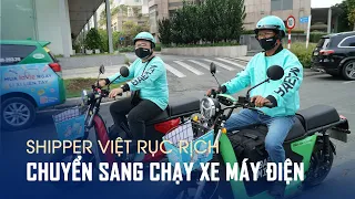 Shipper Việt rục rịch chuyển sang chạy xe máy điện, không lo hết pin giữa đường