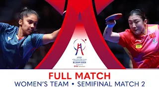 FULL MATCH | YUAN Jia Nan vs CHEN Meng | WT SF | #ITTFWorlds2024