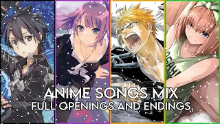 BEST ANIME OPENINGS AND ENDINGS COMPILATION #3 [FULL SONGS] | Anime NQ