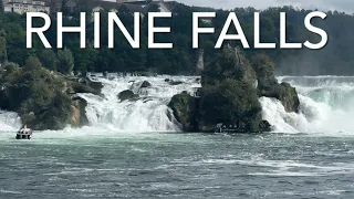 The Largest WaterFall In Europe: Rhine Falls, Switzerland (4K)