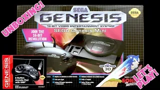 UNBOXING! Sega Genesis Mini & Retro-Bit 6 Button Arcade Pad - LET’S PLAY