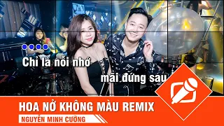 Hoa Nở Không Màu Remix - Karaoke Nhạc Sống (Tone Nam)