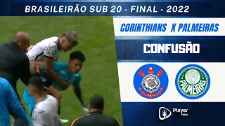 BRIGA CORINTHIANS X PALMEIRAS FINAL BRASILEIRÃO SUB-20