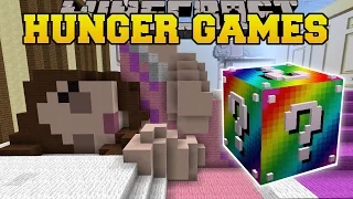 Minecraft: GAMINGWITHJEN'S BEDROOM HUNGER GAMES - Lucky Block Mod - Modded Mini-Game