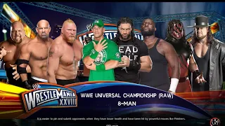 FULL MATCH: LESNAR VS GOLDBERG VS BIG SHOW VS CENA VR REIGNS VS OMOS VS KANE WWE MATCH