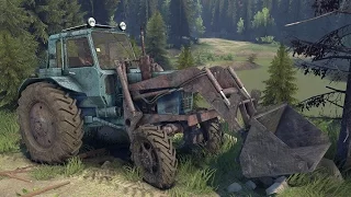 SpinTires обзор мода ( МТЗ-82 ) Отлично!