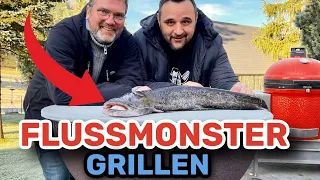 WALLER GRILLEN mit Jörg Strehlow @fishing-king-angelschein  so grillst du Wels --- Klaus grillt