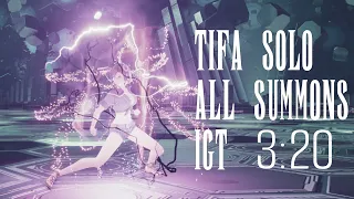FF7 Rebirth Tifa All Summons Solo Speedkill Montage (unaesthetic gameplay, 3:20 IGT)