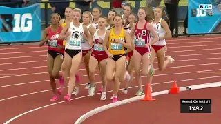 Aniya Mosley 1500 Prelims Big Ten Outdoor Championships BIG 10 Network