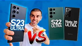 Galaxy S23 Ultra vs S22 Ultra vs Note 20 Ultra, vale a pena o preço?