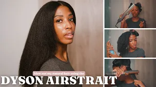 Review of the Dyson Airstrait on My Natural Hair | Aisha Beau