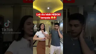 [Shorts] TERLIHAT KALEM PADAHAL PALING HEBOH TERNYATA 😭🤣🤣NGAKAK! #lyodra #rizasyah #couple #Funny