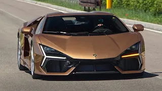 Lamborghini Revuelto PURE SOUND Compilation!  V12 & Full electric mode ⚡