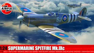 Airfix 1/24 Spitfire MkIX C part 4 the finished bird