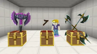 LUCKY CHEST CHALLENGE in SkyBlock! Winner for Necrotic BattleAxe (Blockman Go)