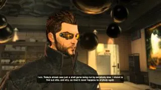 Deus Ex: HR Director's Cut - Tying Up Loose Ends: David Sarif Hugh Meeting, Morgue Dialogue Scene